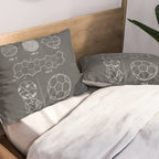 Soccer Ball Patent - Football Art - Black Chalkboard Pillow Sham Gallery Image 2