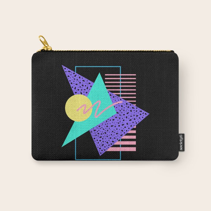 Memphis pattern 121 - 80s / 90s Retro Carry All Pouch Gallery Image 1