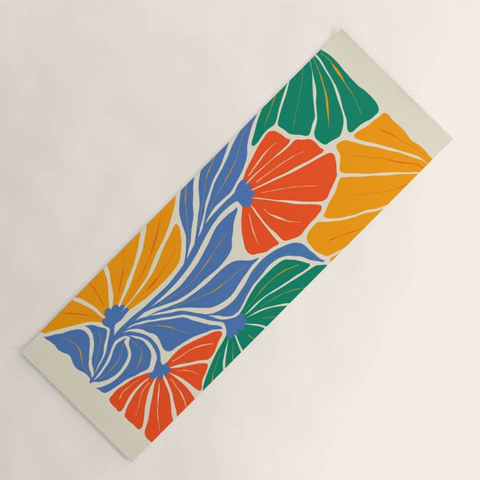 Starlight Summer: Matisse Foliage | Flower Market 002 Yoga Mat Gallery Image 1