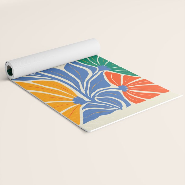 Starlight Summer: Matisse Foliage | Flower Market 002 Yoga Mat Gallery Image 2