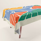 Starlight Summer: Matisse Foliage | Flower Market 002 Tablecloth Gallery Image 1