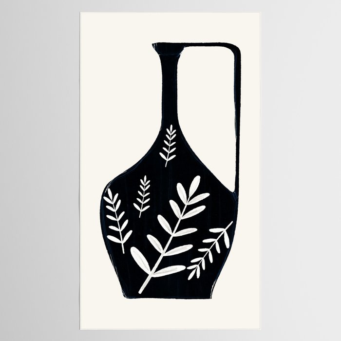 Minimal Abstract Art Vase 21 Tablecloth Gallery Image 2