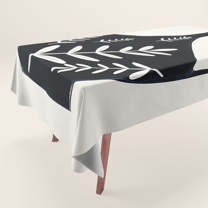 Minimal Abstract Art Vase 21 Tablecloth Gallery Image 1