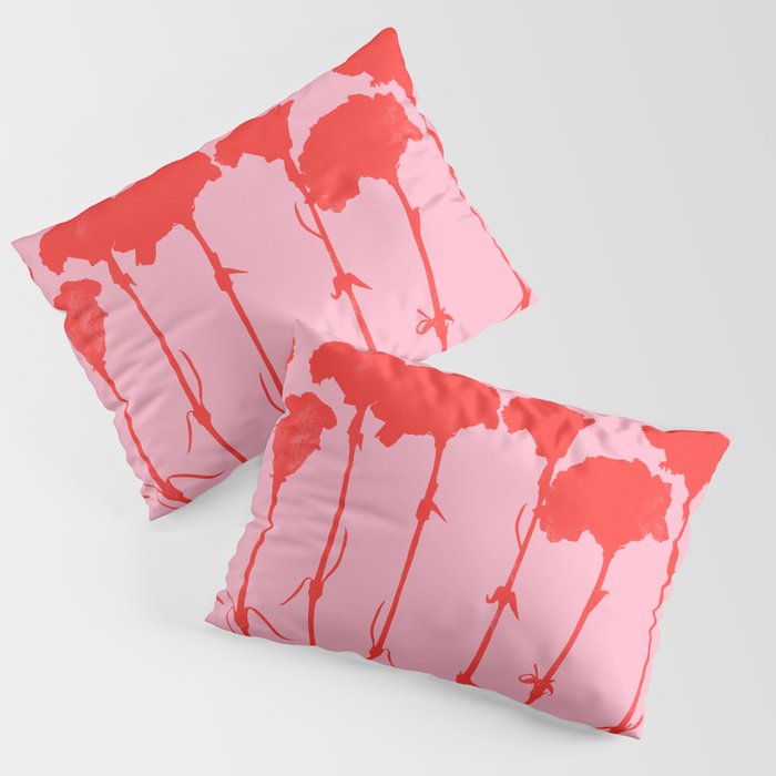 carnations 3 Pillow Sham Gallery Image 1