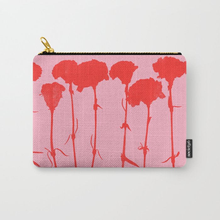carnations 3 Carry All Pouch Gallery Image 1