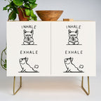Inhale Exhale Frenchie Credenza Gallery Image 1
