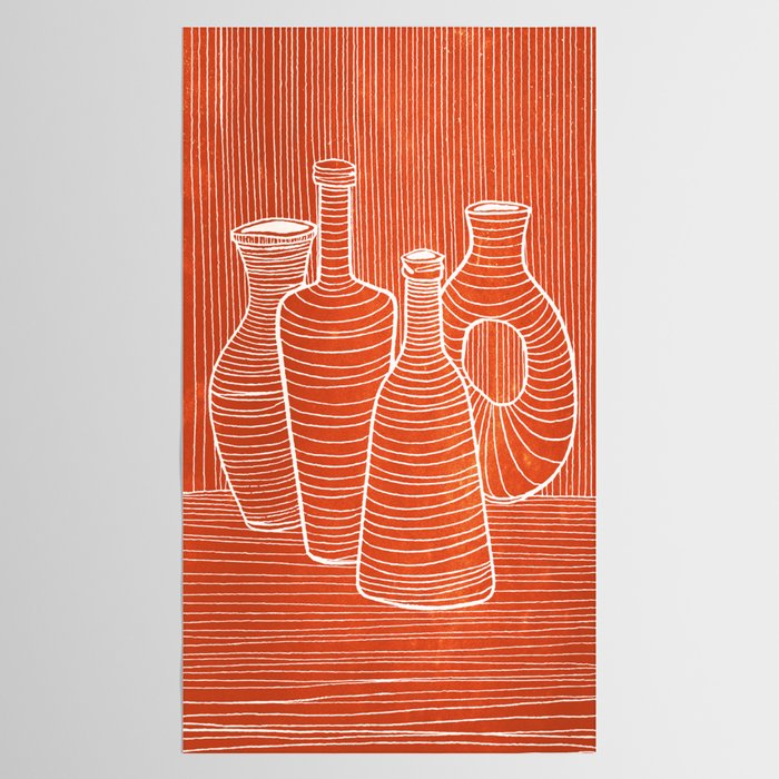 VASES 01: Terracotta Edition Tablecloth Gallery Image 2
