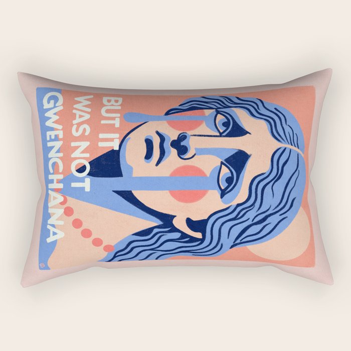 But it was not gwenchana Rectangular Pillow Gallery Image 1