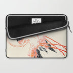 Cocorico cover 1900 Two Pink Flamingos Laptop Sleeve Gallery Image 2