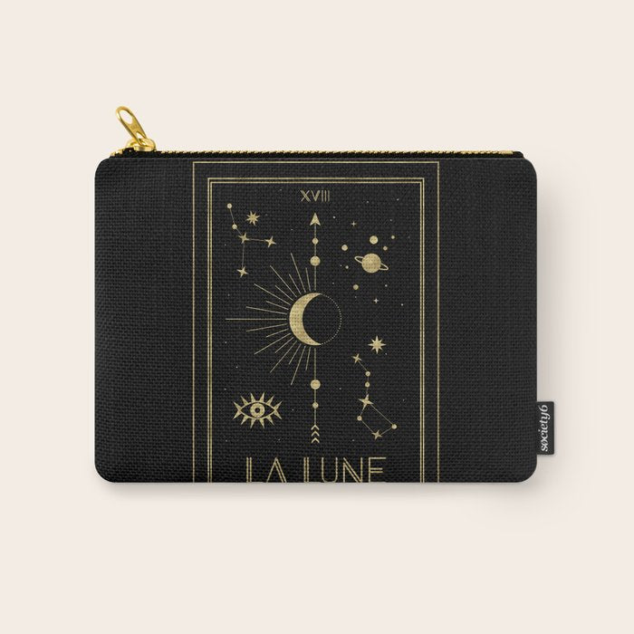 The Moon or La Lune Gold Edition Carry All Pouch Gallery Image 1