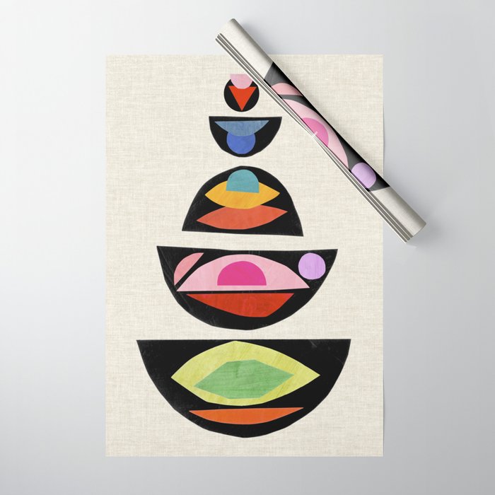 Totem Mosaic Wrapping Paper Gallery Image 1