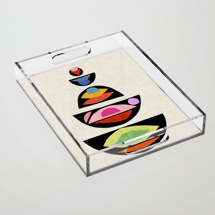 Totem Mosaic Acrylic Tray Gallery Image 1