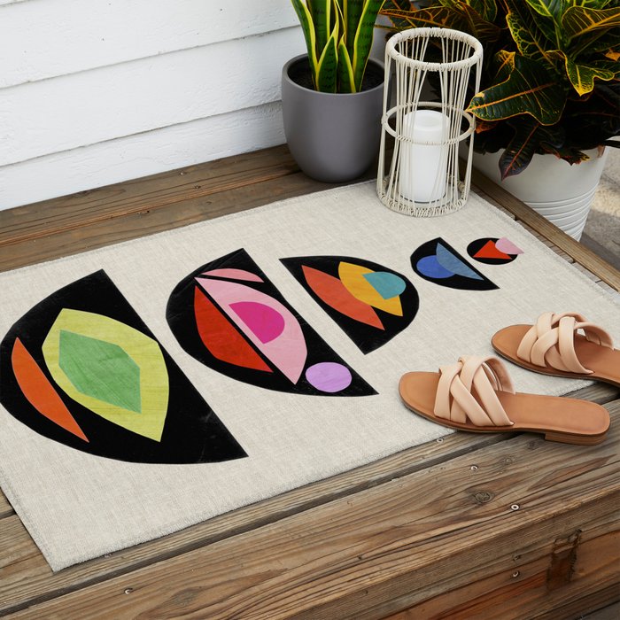 Totem Mosaic Outdoor Rug Gallery Image 2