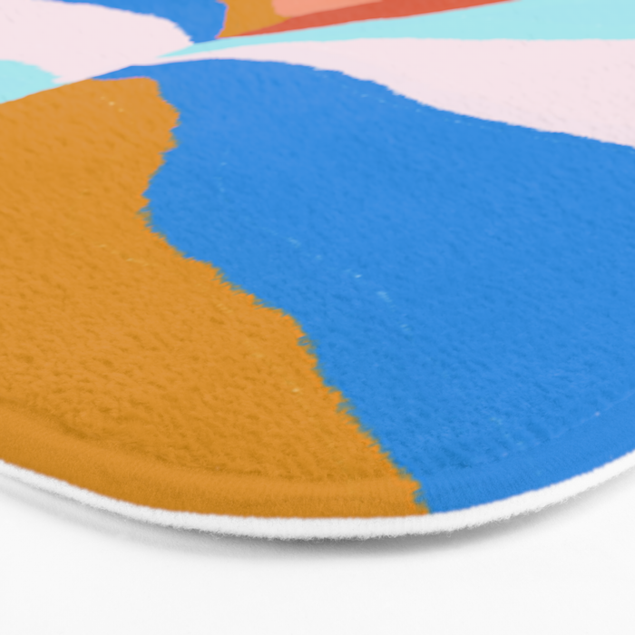 Camryn, rainbow leaf Bath Mat Gallery Image 3