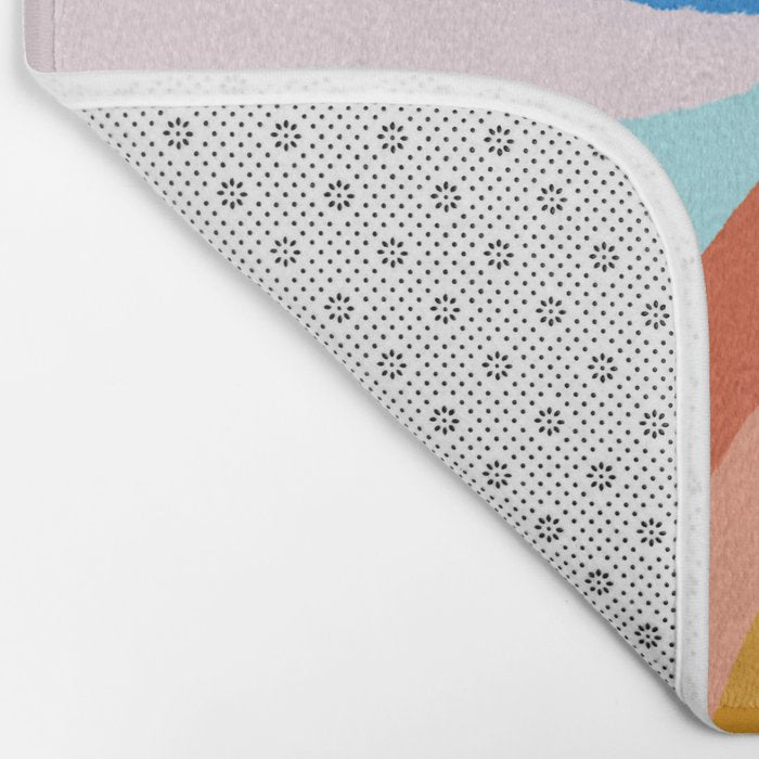 Camryn, rainbow leaf Bath Mat Gallery Image 2