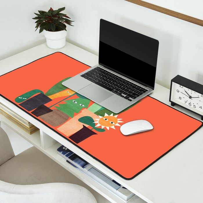 The plants are watching (paranoidos maximucho) Desk Mat Gallery Image 2