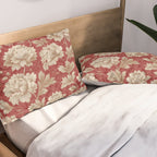 Vintage Floral Elegance Pillow Sham Gallery Image 2