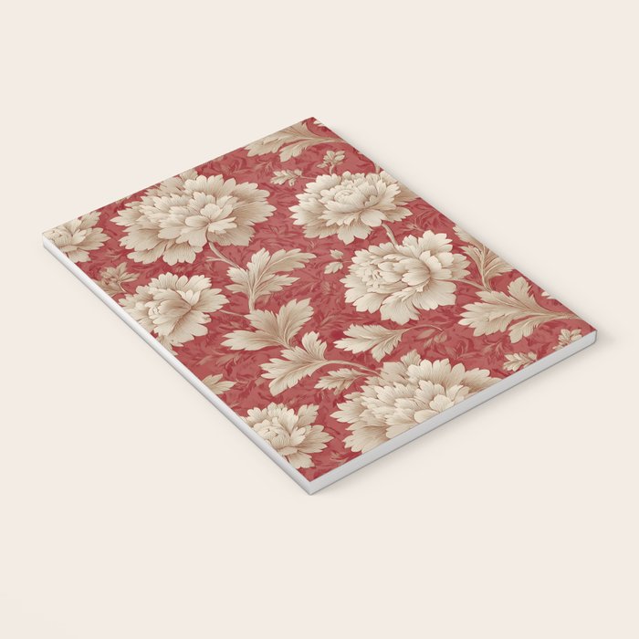 Vintage Floral Elegance Notebook Gallery Image 3