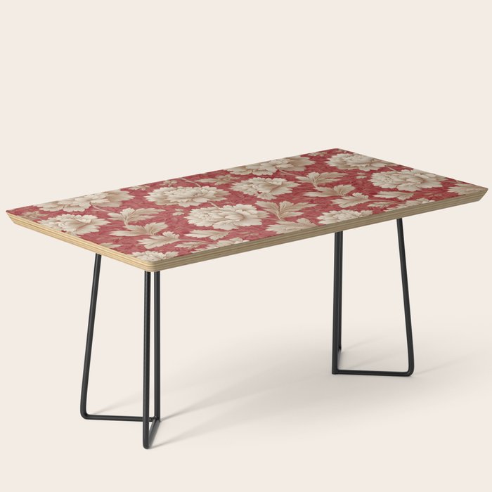 Vintage Floral Elegance Coffee Table Gallery Image 1
