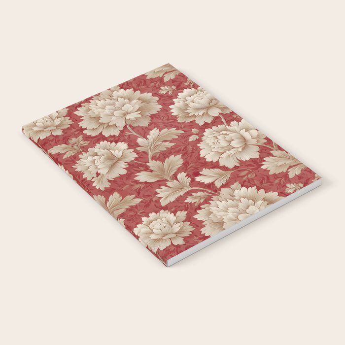 Vintage Floral Elegance Notebook Gallery Image 2
