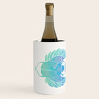 Egyptian Scarab - Turquoise OmbrÃ© Wine Chiller Gallery Image 2