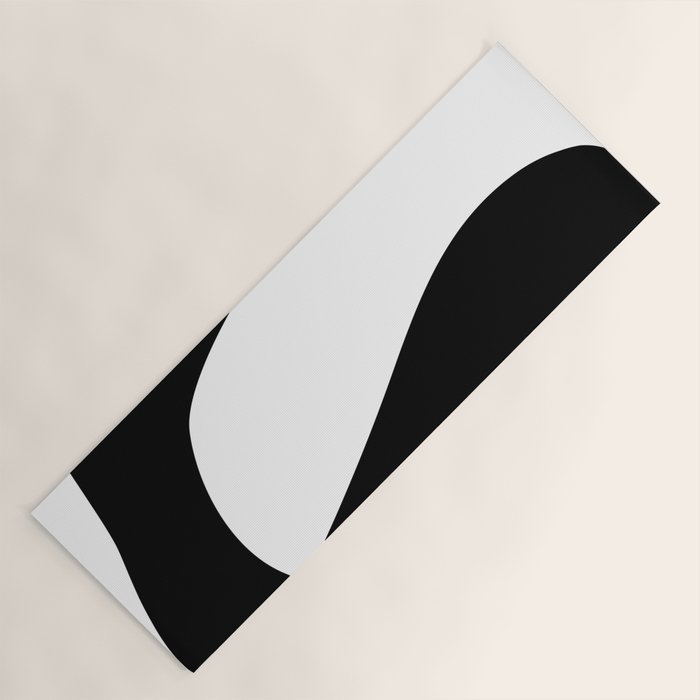 Minimalist Black and White 82 Yoga Mat Gallery Image 1