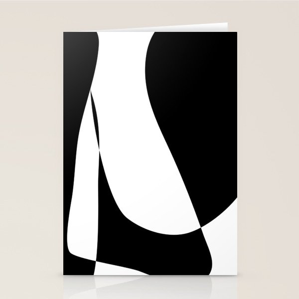 Minimalist Black and White 82 Stationery Card Gallery Image 2