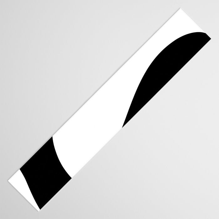 Minimalist Black and White 82 Table Runner Gallery Image 3