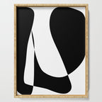 Minimalist Black and White 82 Serving Tray Gallery Image 1