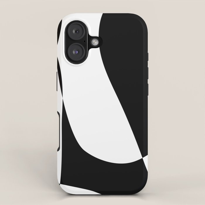 Minimalist Black and White 82 iPhone Case Gallery Image 1