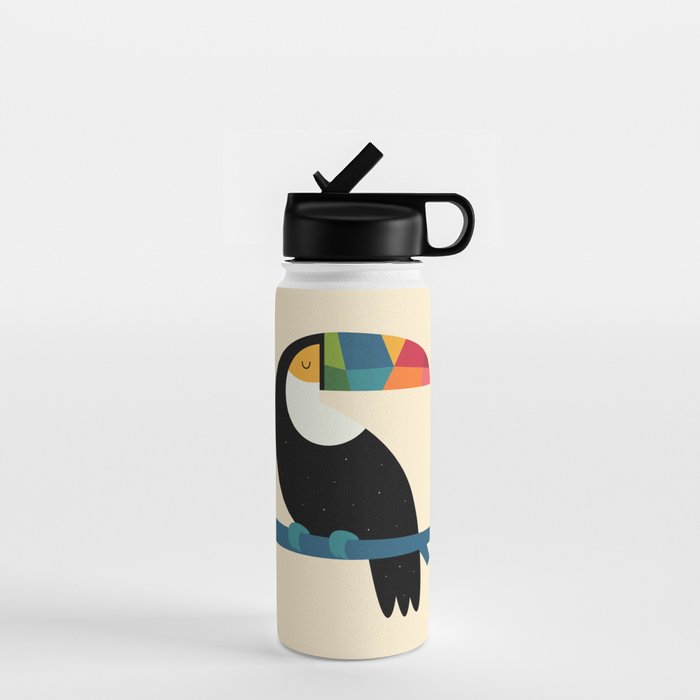 Rainbow Toucan Water Bottle Gallery Image 1