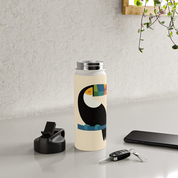 Rainbow Toucan Water Bottle Gallery Image 5