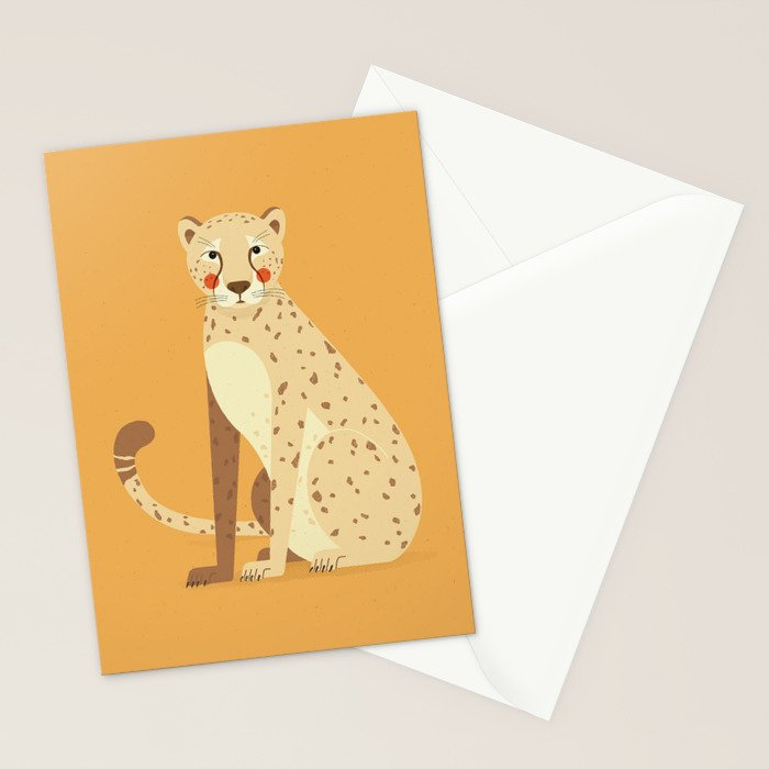 Cheetah, Wildlife of Africa Stationery Card Gallery Image 2