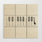 The Pianist Wood Wall Art Gallery Image 1