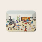 Anna Mary Robertson 'Grandma' Moses Thanksgiving American Folk Art Bath Mat Gallery Image 1