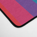Retro Bright Rainbow - Straight Desk Mat Gallery Image 4