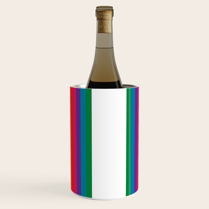 Retro Bright Rainbow - Straight Wine Chiller Gallery Image 2