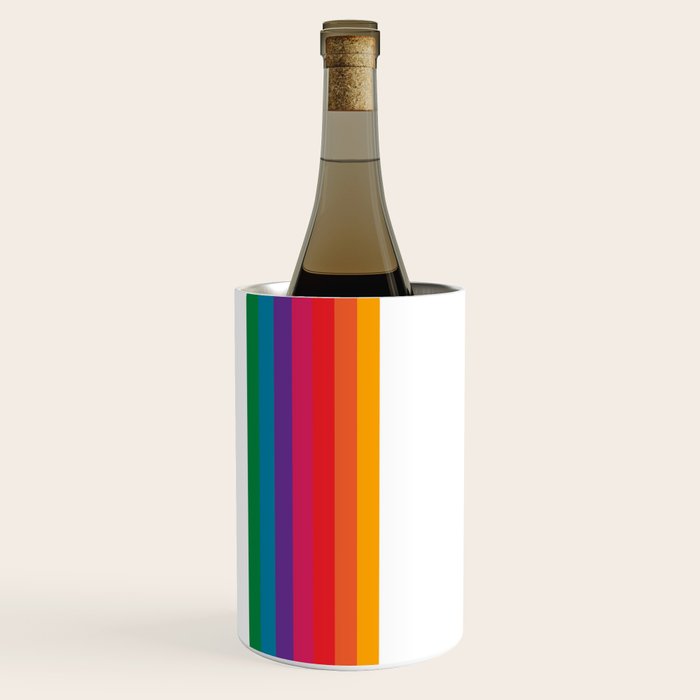 Retro Bright Rainbow - Straight Wine Chiller Gallery Image 1