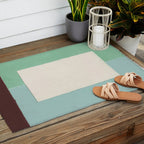 Geometry of Color #2 Outdoor Rug Gallery Image 2