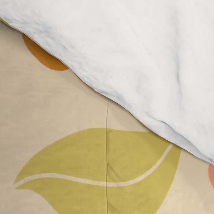 Retro Flower Vibe - Vintage Colors  Comforter Gallery Image 4