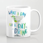 What a Day for a Day Drink - Blue & Green Palette Coffee Mug Gallery Image 1