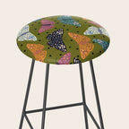 Vintage Butterflies - Mid-century modern  Stool Gallery Image 2