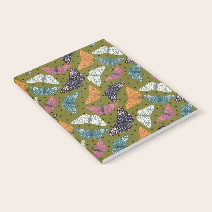 Vintage Butterflies - Mid-century modern  Notebook Gallery Image 1
