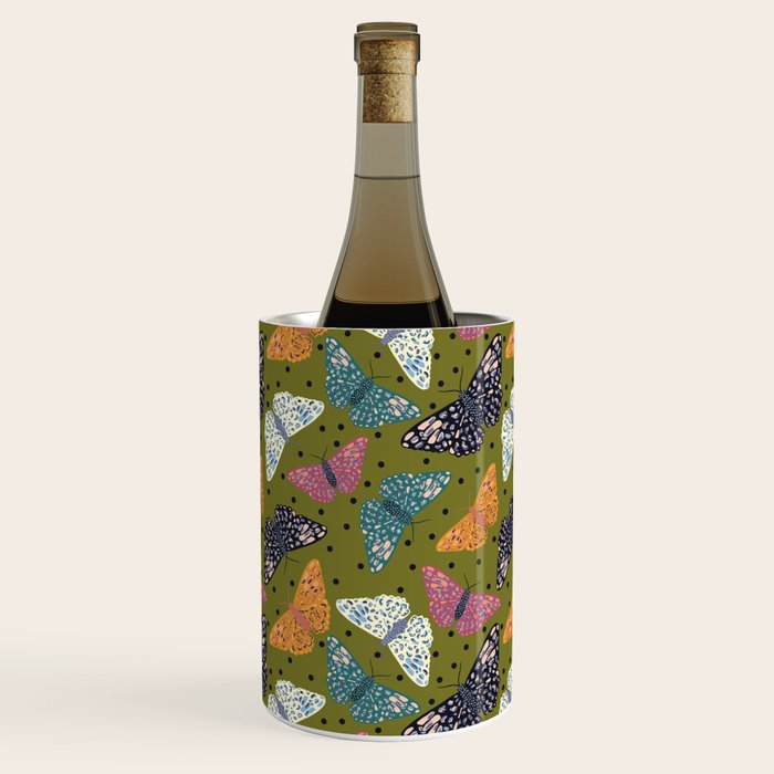 Vintage Butterflies - Mid-century modern  Wine Chiller Gallery Image 2