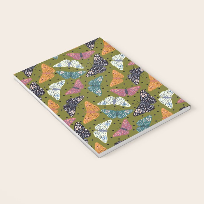 Vintage Butterflies - Mid-century modern  Notebook Gallery Image 3