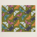 Vintage Butterflies - Mid-century modern  Jigsaw Puzzle Gallery Image 1
