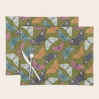 Vintage Butterflies - Mid-century modern  Placemat Gallery Image 1