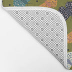 Vintage Butterflies - Mid-century modern  Bath Mat Gallery Image 2