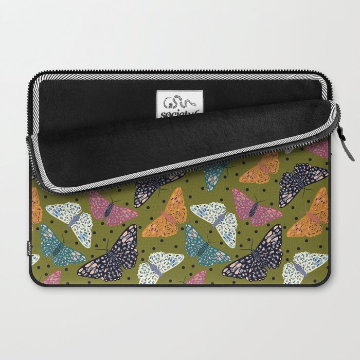 Vintage Butterflies - Mid-century modern  Laptop Sleeve Gallery Image 2
