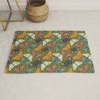 Vintage Butterflies - Mid-century modern  Rug Gallery Image 1